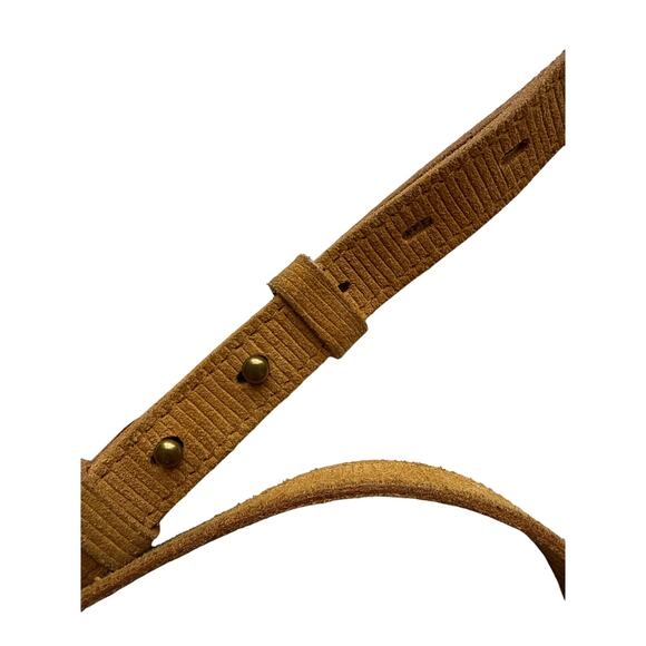 Madewell Zip-Top Transport Crossbody: Corduroy Suede Edition in Boutique Gold - Picture 7 of 10